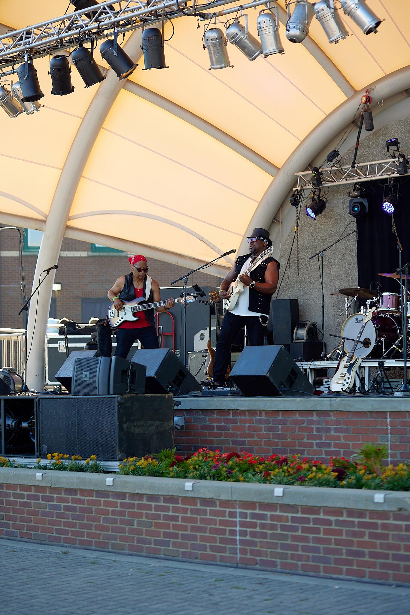 Live blues performance